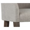Nellie Dining Armchair - Arena Cement - Seat Close-up