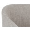 Nellie Dining Armchair - Arena Cement - Seat Close-up