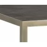 Sunpan Mara End Table - Edge Close-Up - Sunpan Mara End Table - Edge Close-Up