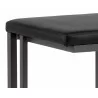 SUNPAN Boone Barstool - Grey - Onyx, Closeup View 2 - SUNPAN Boone Barstool - Grey - Onyx, Closeup View 2