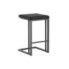 SUNPAN Boone Counter Stool - Grey - Onyx, Frontview