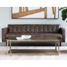 Sunpan Donnie Sofa - Havana Dark Brown - Lifestyle