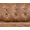 Sunpan Donnie Sofa - Tobacco Tan - Seat Back Close-Up