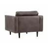 Sunpan Donnie Armchair - Havana Dark Brown - Back Angle - Sunpan Donnie Armchair - Havana Dark Brown - Back Angle