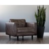Sunpan Donnie Armchair - Havana Dark Brown - Lifestyle