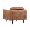 Sunpan Donnie Armchair - Tobacco Tan - Back Angle - Sunpan Donnie Armchair - Tobacco Tan - Back Angle