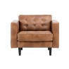 Sunpan Donnie Armchair - Tobacco Tan - Front