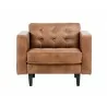Sunpan Donnie Armchair - Tobacco Tan - Front - Sunpan Donnie Armchair - Tobacco Tan - Front