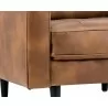 Sunpan Donnie Armchair - Tobacco Tan - Seat Leg Close-Up - Sunpan Donnie Armchair - Tobacco Tan - Seat Leg Close-Up
