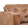 Sunpan Donnie Armchair - Tobacco Tan - Seat Arm Close-Up - Sunpan Donnie Armchair - Tobacco Tan - Seat Arm Close-Up