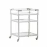 Sunpan Margo Bar Cart - Angled - Sunpan Margo Bar Cart - Angled