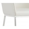 Stanis Counter Stool - White - Seat Close-up