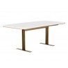 Ambrosia Dining Table 79" - Angled View