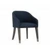 Nellie Dining Armchair - Arena Navy - Angled - Nellie Dining Armchair - Arena Navy - Angled