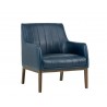 Wolfe Lounge Chair - Vintage Blue - Angled View