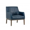 Wolfe Lounge Chair - Vintage Blue - Angled View