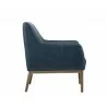 Wolfe Lounge Chair - Vintage Blue - Side Angle - Wolfe Lounge Chair - Vintage Blue - Side Angle