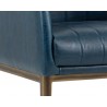 Wolfe Lounge Chair - Vintage Blue - Leg Close-Up
