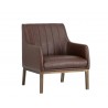 Wolfe Lounge Chair - Vintage Cognac - Angled View