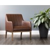 Wolfe Lounge Chair - Vintage Cognac - Lifestyle