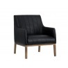 Wolfe Lounge Chair - Vintage Black - Angled View