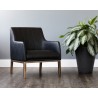 Wolfe Lounge Chair - Vintage Black - Lifestyle