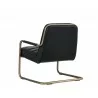 Lincoln Lounge Chair - Vintage Black - Back Angle - Lincoln Lounge Chair - Vintage Black - Back Angle