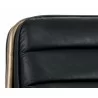 Lincoln Lounge Chair - Vintage Black - Seat Back  - Lincoln Lounge Chair - Vintage Black - Seat Back 