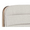 Lincoln Lounge Chair - Beige Linen - Seat Back