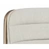 Lincoln Lounge Chair - Beige Linen - Seat Back - Lincoln Lounge Chair - Beige Linen - Seat Back