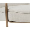 Lincoln Lounge Chair - Beige Linen - Frame close-up