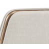 Lincoln Lounge Chair - Beige Linen - Seat Back