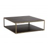 Sunpan Mara Coffee Table - Square - Angled