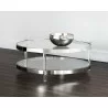 Sunpan York Coffee Table - Stainless Steel - Lifestyle - Sunpan York Coffee Table - Stainless Steel - Lifestyle