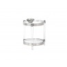  Sunpan York Side Table - Stainless Steel  - With Decor