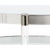  Sunpan York Side Table - Stainless Steel  - Table Edge