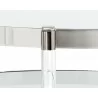  Sunpan York Side Table - Stainless Steel  - Table Edge -  Sunpan York Side Table - Stainless Steel  - Table Edge