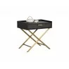 Sunpan Tanana End Table - Angled with Decor - Sunpan Tanana End Table - Angled with Decor