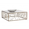  Sunpan Vero Coffee Table - Angled View with Decor