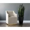 Zane Wheeled Lounge Chair - Piccolo Prosecco - Lifestyle - Zane Wheeled Lounge Chair - Piccolo Prosecco - Lifestyle