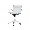 Tyler Office Chair - Snow - Back Angle
