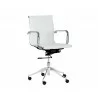 Tyler Office Chair - Snow - Angled View - Tyler Office Chair - Snow - Angled View