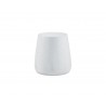 SUNPAN Rollo Side Table - White And Black Crackle, Frontview 