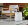 SUNPAN Rollo Side Table - White And Black Crackle, Lifestyle 2 - SUNPAN Rollo Side Table - White And Black Crackle, Lifestyle 2