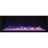 Remii 45" Deep Indoor Or Outdoor Electric Fireplace - Purple Flame