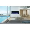 Remii 45" Extra Slim Indoor Or Outdoor Electric Fireplace - Lifestyle 1 - Remii 45" Extra Slim Indoor Or Outdoor Electric Fireplace - Lifestyle 1