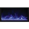 45" Tall Indoor Or Outdoor Electric Built-in Fireplace - Blue Flame