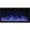 45" Tall Indoor Or Outdoor Electric Built-in Fireplace - Blue Flame - 45" Tall Indoor Or Outdoor Electric Built-in Fireplace - Blue Flame