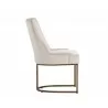 Florence Dining Chair - Piccolo Prosecco - Side Angle - Florence Dining Chair - Piccolo Prosecco - Side Angle