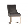 Florence Dining Chair - Piccolo Pebble - Angled View